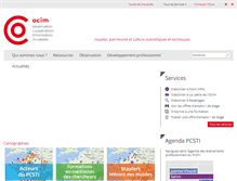 Tablet Screenshot of ocim.fr